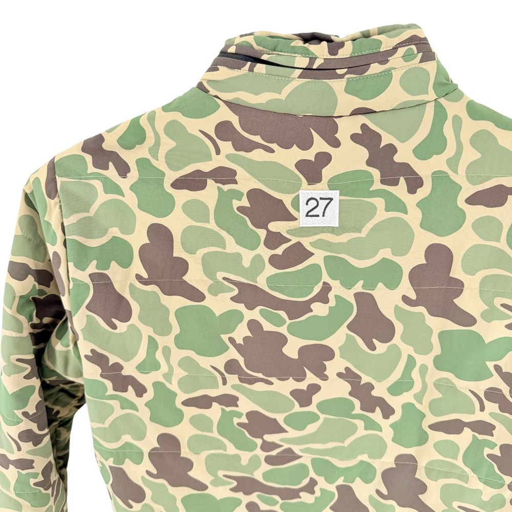 Marsh Wear Mens Duck Camo Jacket Green Brown Full Zip Fishing Coat L Outdoorsy - Picture 6 of 16